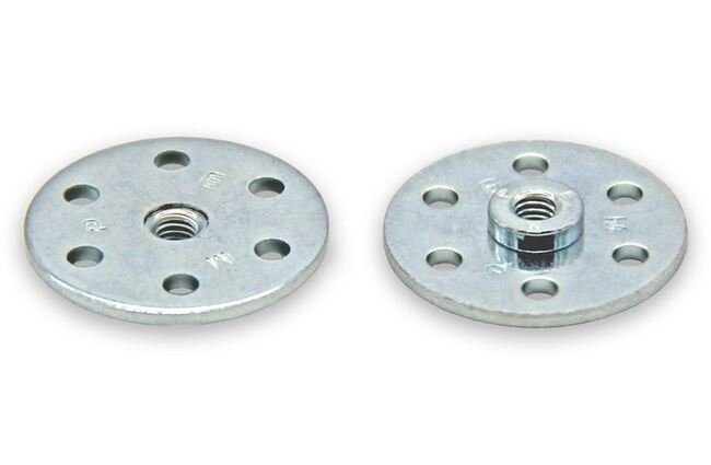 Stainless Steel Metric Nut with Base Plate - Image 1