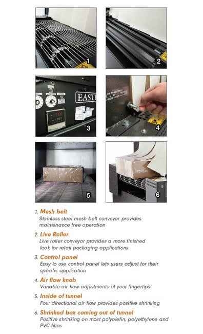 Eastey Performance Series Shrink Tunnel 64x48 - Image 2