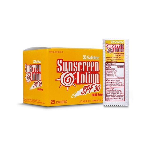 SPF 30 Sunscreen Lotion Pouch, 3.5 gal - Image 1