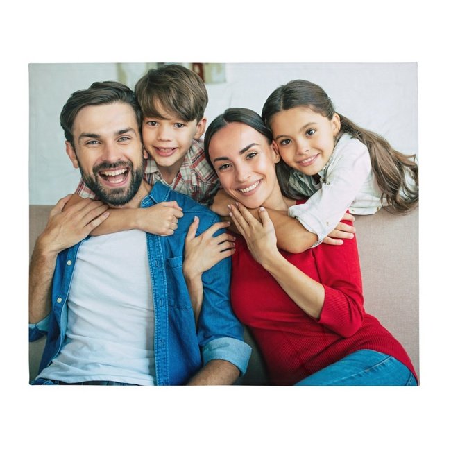 Customized Polyester Throw Blanket - Image 1