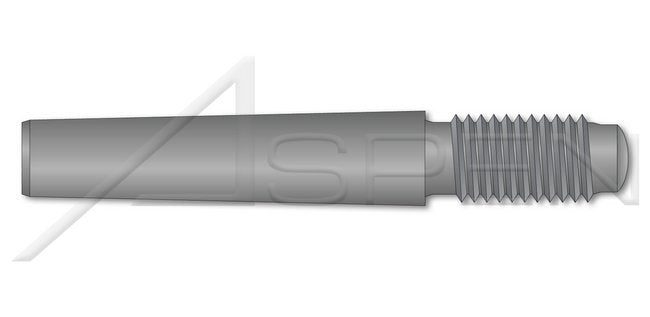 AISI 12L13 Steel Externally Threaded Tapered Pin - Image 1