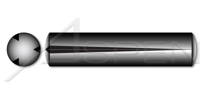 DIN 1471/ISO 8744 Metric Full Length Tapered Steel Grooved Pin - Image 1