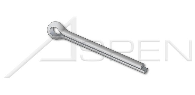 Standard Extended Prong Chisel Point Steel Hot Dip Galvanized Cotter Pin - Image 1