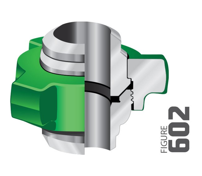 602 Butt Weld Hammer Union - 2 inch, 6,000 PSI CWP - Image 1