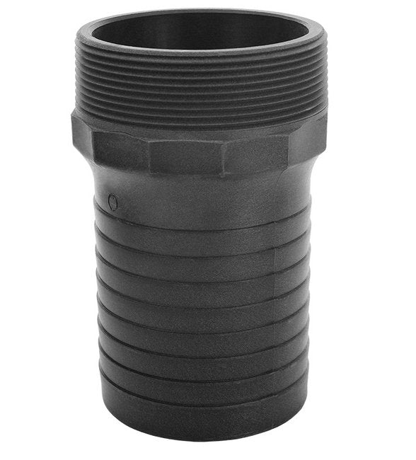 4 Inch Polypropylene Male NPT Combination Nipple Fitting - Image 1