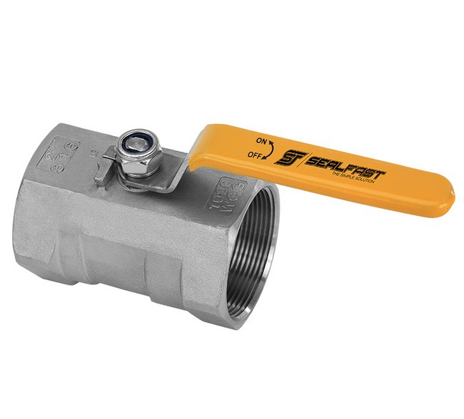 1/2 Inch 316 Stainless Steel Ball Valve with PTFE Seat - Image 1