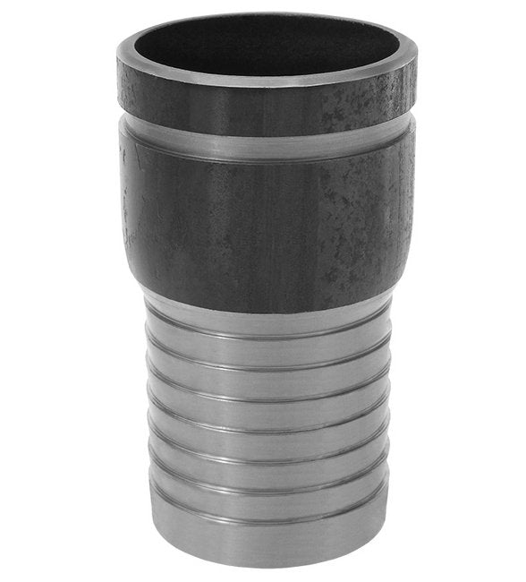 3/4 Inch Black Steel Grooved Combination Nipple - Image 1