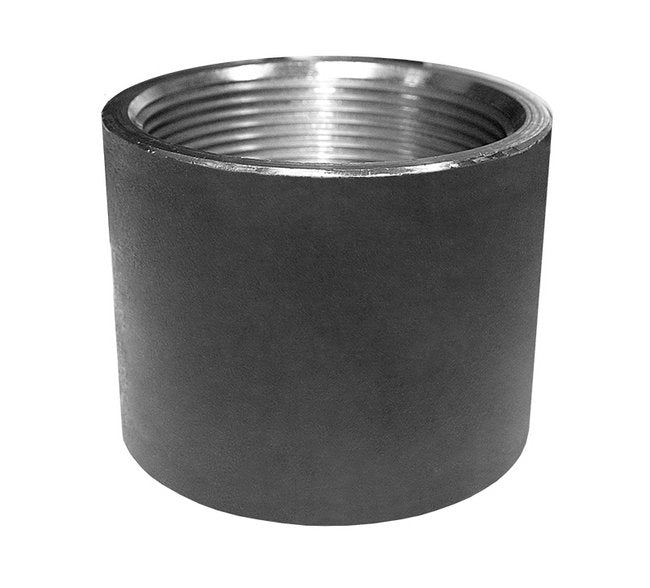 Seal Fast 2 1/2" Black Steel Merchant Coupling - Image 1