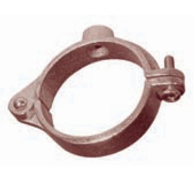 Copper Plated Extension Split Tubing Clamp (Rod Threaded) - Image 1