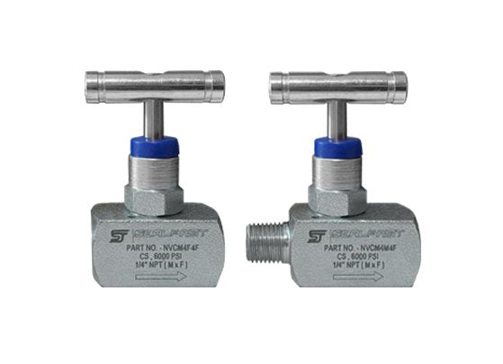 Seal Fast 1/2 in Carbon Steel 6000 PSI Mini Needle Valve - Image 1