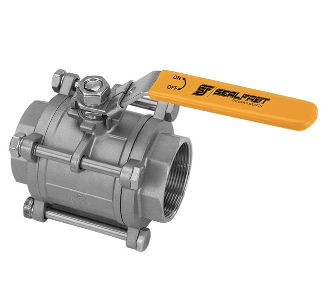 316 Stainless Steel Full Bore Ball Valve - 1/4 inch 1000 psi - Image 1
