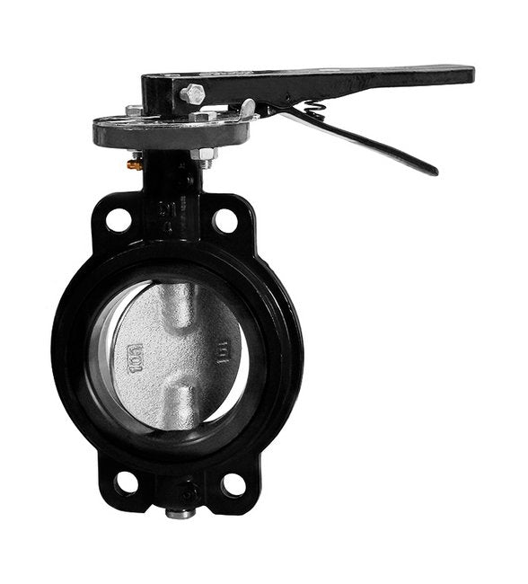 Seal Fast 6 Inch Ductile Iron Butterfly Valve with Alignment Holes and Short Neck - Image 1