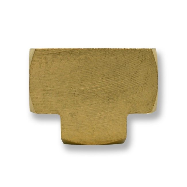 1 Inch (in) Inch (in) Female National Pipe Thread (FNPT) Brass Tee - Image 5