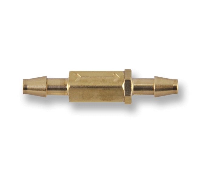 Brass Piston Check Valve - BPCV Series 1/8 in Barb Size - Image 1