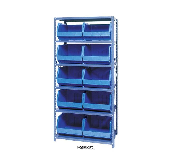 Red Giant Open Hopper Bin Storage System, 36x18 in - Image 1