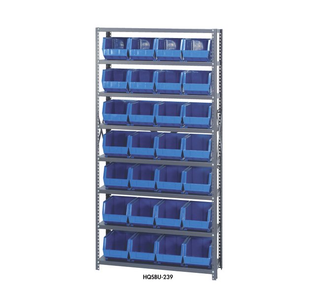 Heavy Duty 36x12 Green Giant Open Hopper Bin Storage System - Image 1