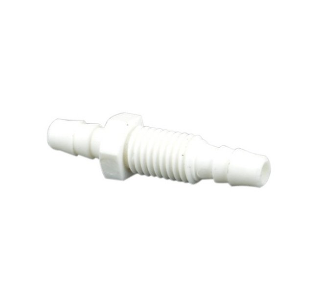 Black Nylon Bulkhead Fitting - PC-IG Series 0.125 in - Image 1