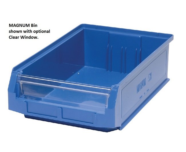 HQMS531 Magnum Series Giant Hopper Bin with Clear Window - Image 1