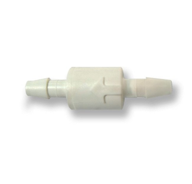 Polypropylene Ball Check Valve for 1/8 x 1/4 ID Tubing - Image 1