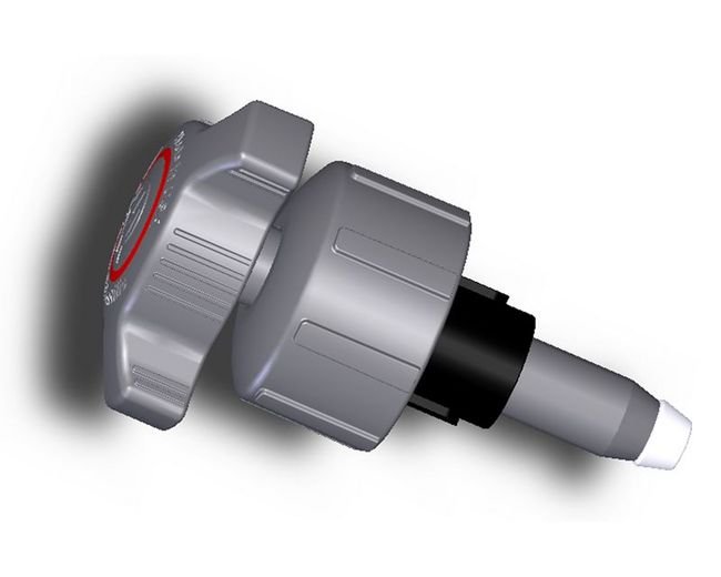 CPVC Red Ring Sub Assembly with L Series Needle Valve - Image 1