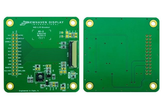 1.45 Inch Color OLED Glass Display Expansion Board for Platform Evaluation - Image 1