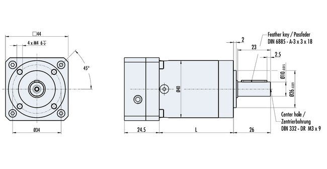 Dunkermotoren PLG Series 7 Planetary Gearbox - Image 2