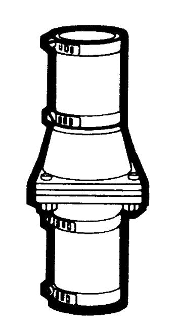 1-1/4" Plastic Check Valve - For Plumbing Specialties - Image 1