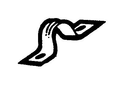 1/2" O.D. Tube Strap with Nails - Image 1