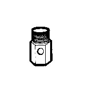 1/8" Female Pipe Thread Brass Cooler Adapter with Female Pipe Takeoff - Image 1