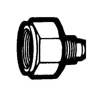 1/2" Flare to Female Ball Cock Thread Adapter - Image 1