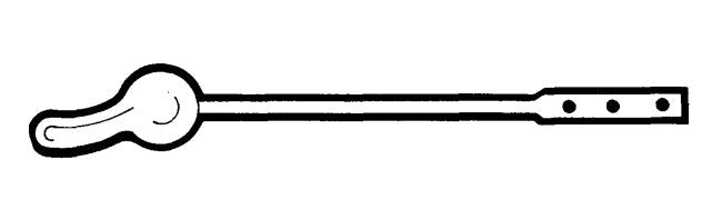 Metal Spud & Nut Toilet Tank Lever - Image 1