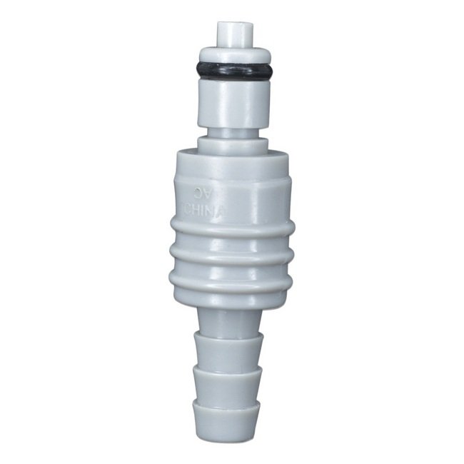 Medical-Grade Polypropylene Quick Coupling - 1/4 Inch ID Non-Valved - Image 1