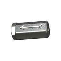 UNF Thread to Barb Poppet Check Valve