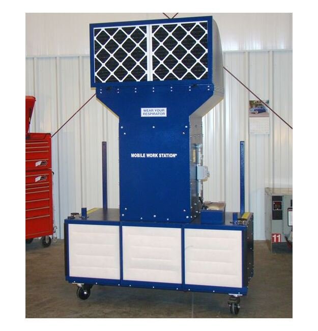 Portable Air Filtration System - Mobile Prep Station 5460 - Image 2