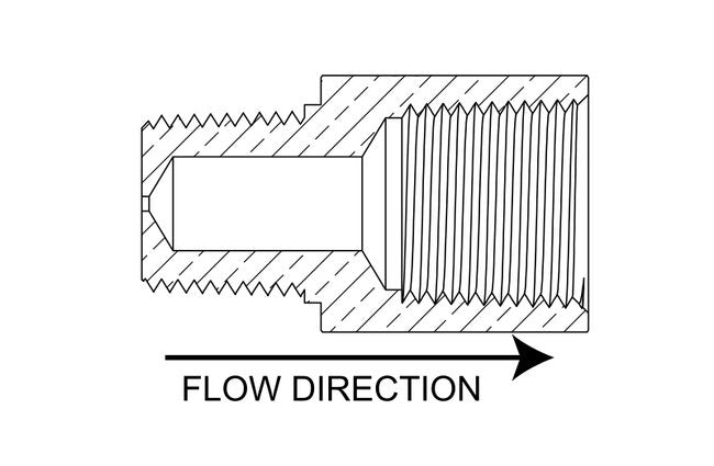 Precision Pressure Snubber - NPT Brass Adapter - Image 3