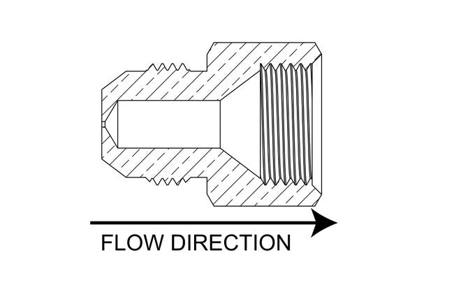 SAE 37 Degree Flare Adapter CFJ8 - 303 SS with High Pressure Capability - Image 3