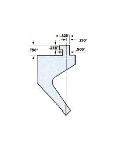 Precision 88 Degree General Purpose Press Brake Goose Neck Tooling Punch - Image 1