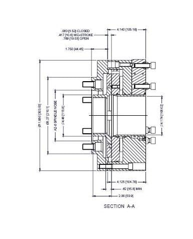 PPC300D106 Precision Power Chuck Models - 12 inch Chuck Diameter - Image 4