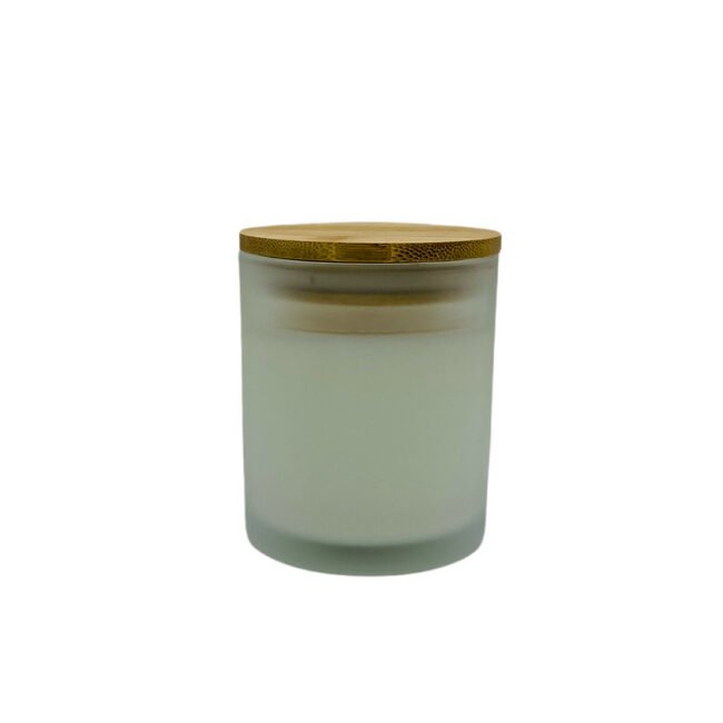 Premium Frosted Private Label Candle in Glass Tumbler - 11 oz - Image 2