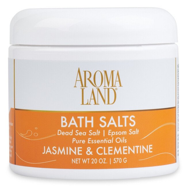 Aromaland® Jasmine & Clementine Bath Salt - 20 oz - Image 1