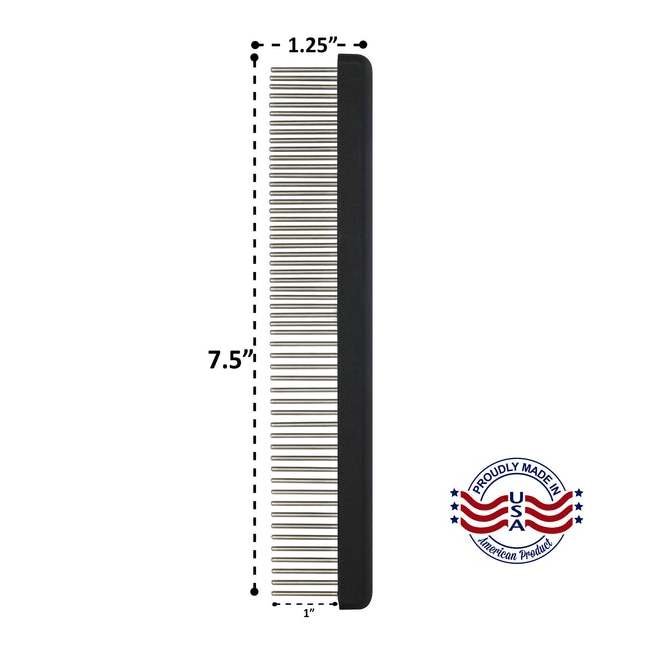 Hair Doctor Professional Stylist Comb with Rotating Stainless Steel Teeth - Image 2