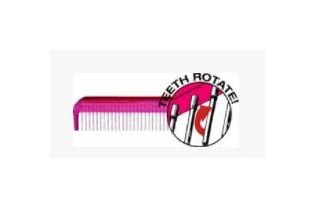 Hair Doctor 5 Inch Ladies Comb with Rotating Teeth - Image 3