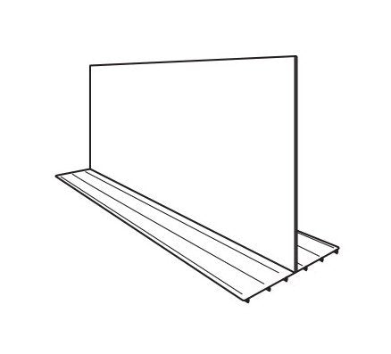 20" Anti-Skid Shelf Divider - Image 2