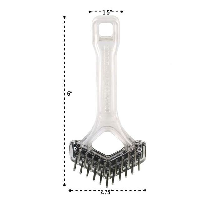 Untangler® V-Shaped Mini Rake with Rotating Teeth - Image 2