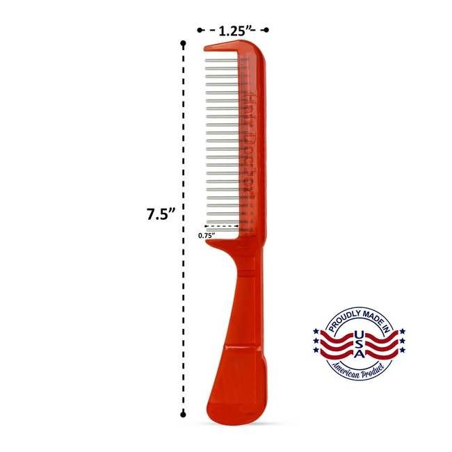 Hair Doctor Wide-Spaced Rotating Comb for Regular and Fine Hair - Image 2