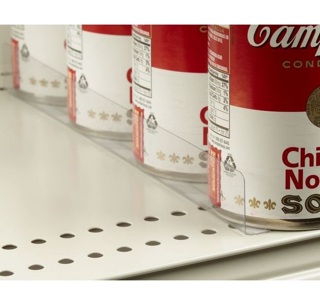 Clear PVC Slim-Line Shelf Divider - Image 1