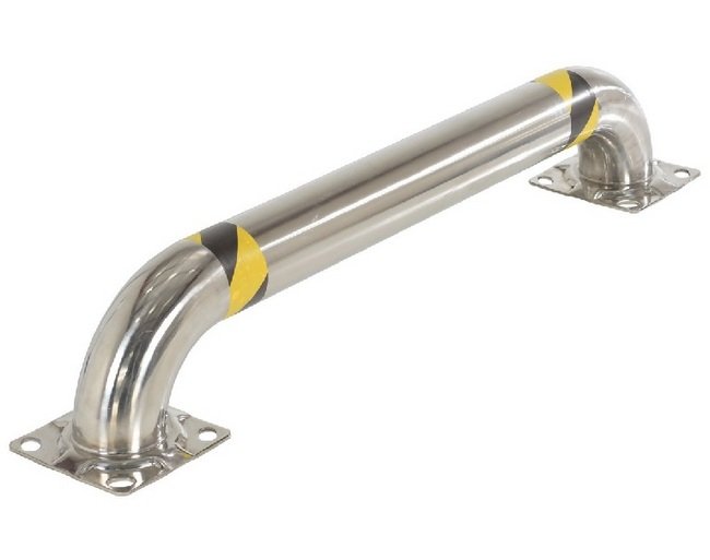 Stainless Steel Low Profile Rack Guard - 8-15/16"H x 48-5/8"L - Image 1