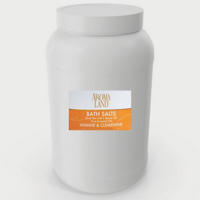 Aromaland® 1 Gallon Jasmine & Clementine Bath Salt - Image 1