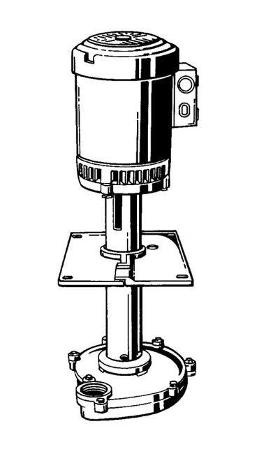AMT 4421-95 Heavy Duty Industrial Coolant Pump - Image 3