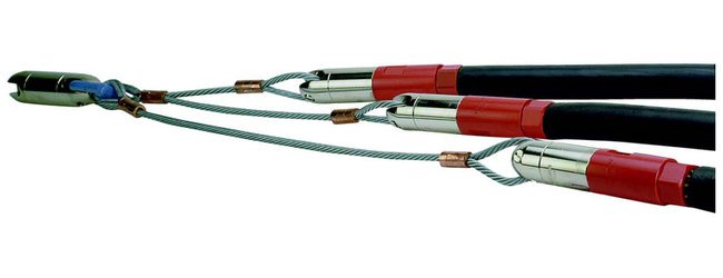 Heavy-Duty Multiple Pulling Harnesses - 3 Way, 3/8" (10mm) Cable - Image 1